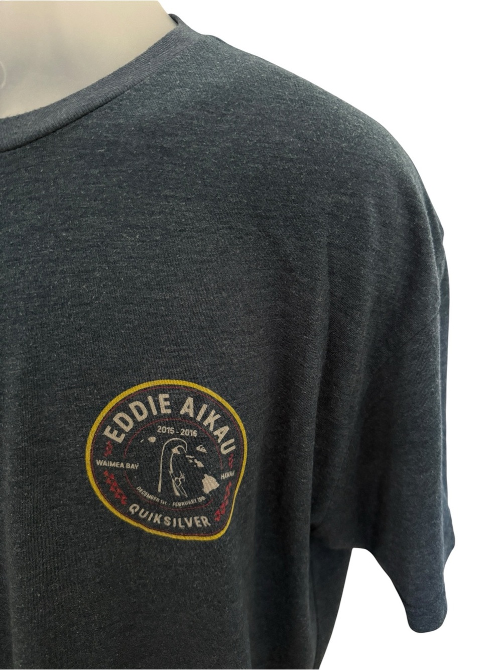 Quiksilver Eddie Aikau Ohana Surf Tee Shirt Men 2XL - Picture 3 of 6